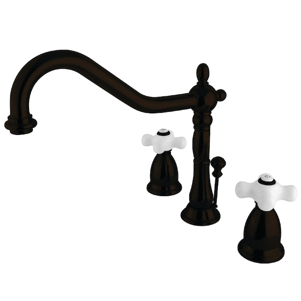 8" Widespread Bathroom Faucet, Oil Rubbed Bronze